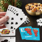 E staat voor Elmo | Jouw naam toevoegen | Speelkaa Pokerkaarten (Insitu)