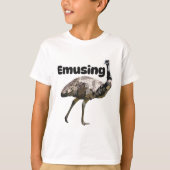 E staat voor EMU T-shirt (Voorkant)