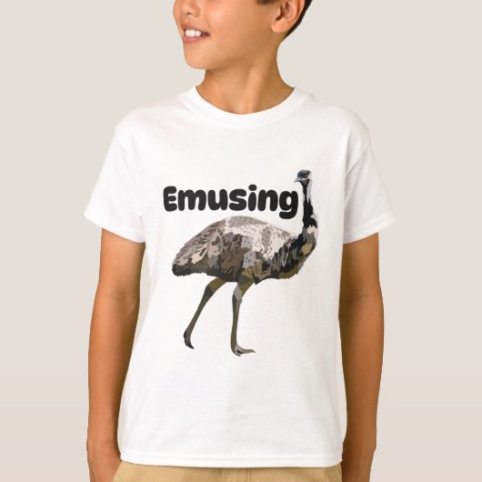 E staat voor EMU T-shirt (Voorkant)