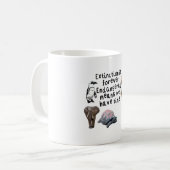 E staat voor Endangered Koffiemok (Voorkant links)