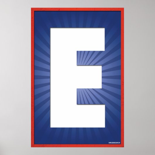 E STEMMING POSTER (Voorkant)