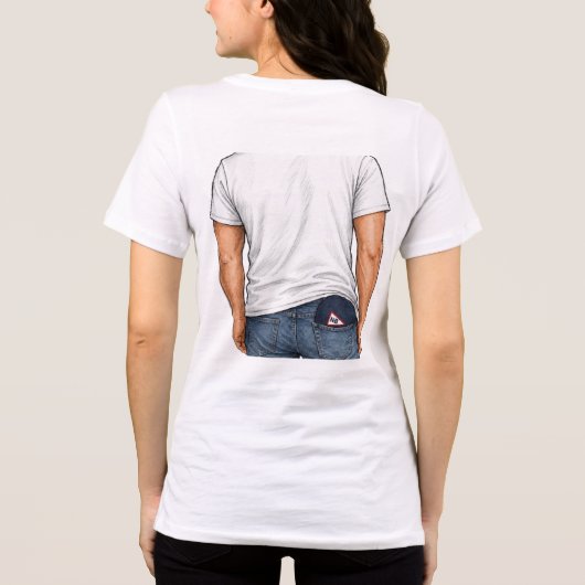 E straat Tri-Blend shirt (Achterkant)