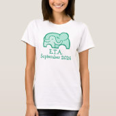 E.T.A. vervaldatum olifant knuffel moederschap gro T-shirt (Voorkant)