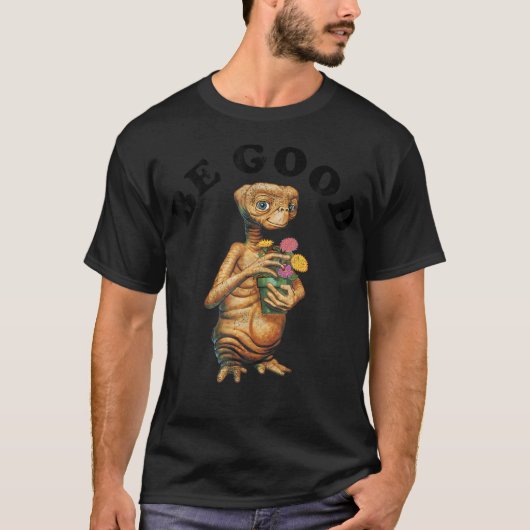 E.T. Be Good E.T. Holding Flower Pot Graphic T-shirt (Voorkant)