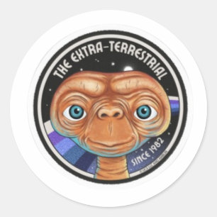 E.T. De buitenaardse sinds 1982 Ronde Sticker