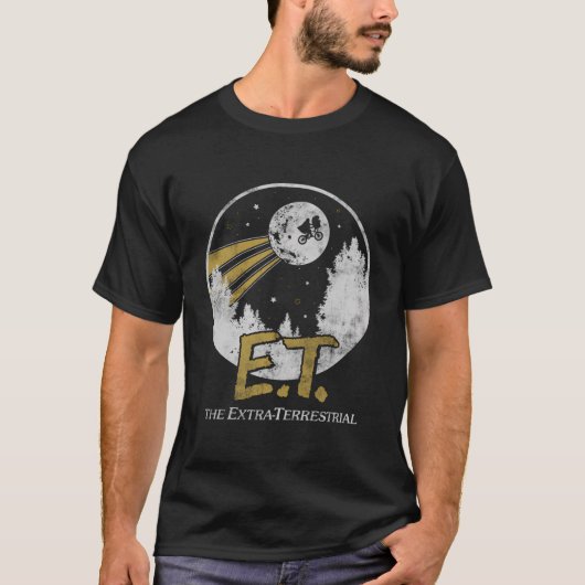 E.T. Het buitenaardse Moon Poster T-shirt (Voorkant)