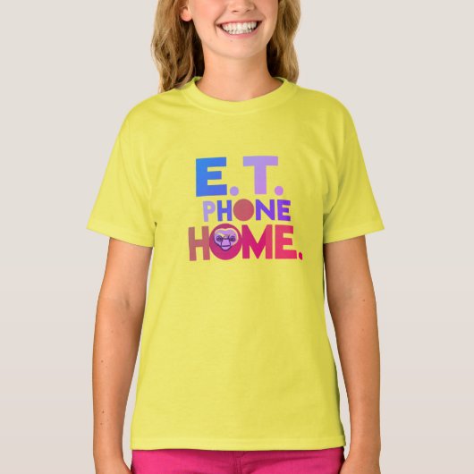 E.T. Phone Home  ontwerp T-shirt (Voorkant)