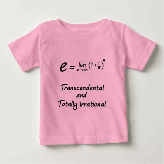 e - Transcendentaal en volledig irrationeel (Voorkant)