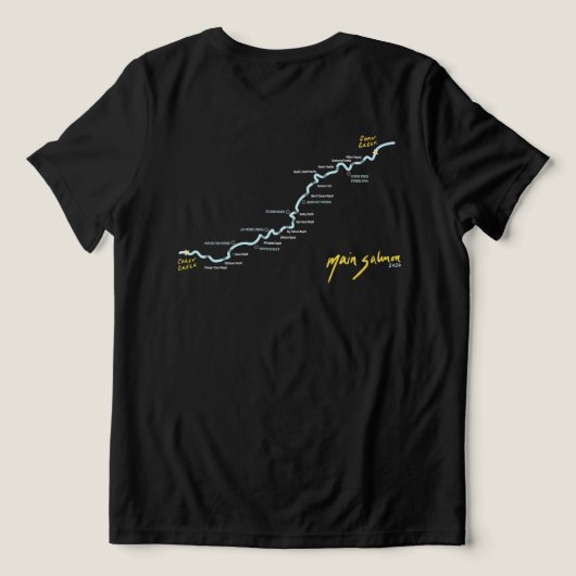 E Tri-Blend SHIRT (Design achterkant)