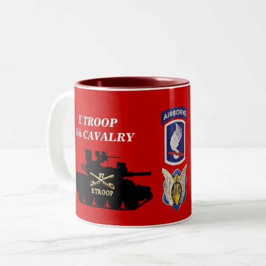 E Troop, 17e Cavalry M551 Sheridan Mok (Voorkant links)