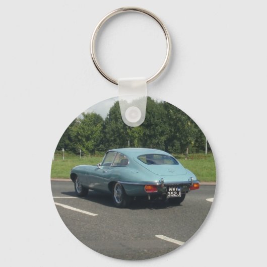 E-Type Jag Coupe Sleutelhanger (Voorkant)