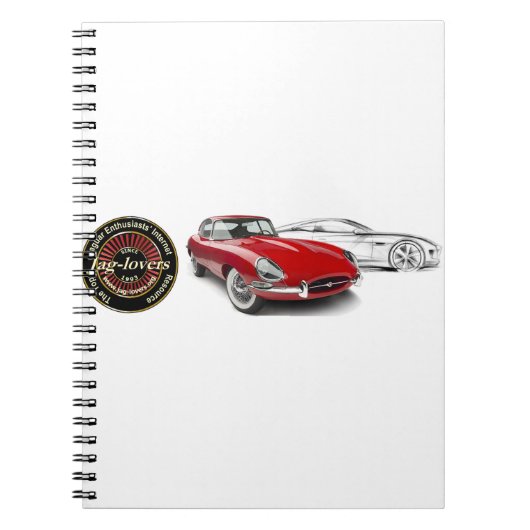 E-Type jag-lovers Notitieboek (Voorkant)