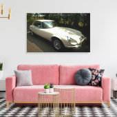 E-Type Jaguar Canvas Afdruk (Insitu (Woonkamer))