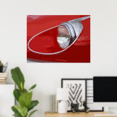 E-TYPE JAGUAR KOPLICHT POSTER (Thuiskantoor)