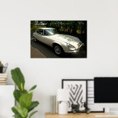 E-Type jaguar Poster (Thuiskantoor)