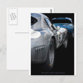 E Type Jaguars Briefkaart (Voorkant / Achterkant)