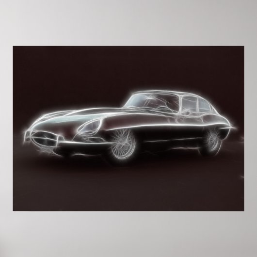 E-type Poster (Voorkant)