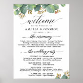 E-ucalyptus welkome bruiloft poster (Voorkant)