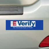E-Verificatie Bumpersticker (Op auto)