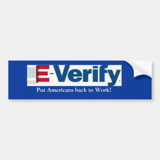E-Verificatie Bumpersticker