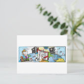 E Versus B - Dance like it is your last Postcard Feestdagenkaart (Staand voorkant)