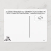 E Versus B - Dance like it is your last Postcard Feestdagenkaart (Achterkant)