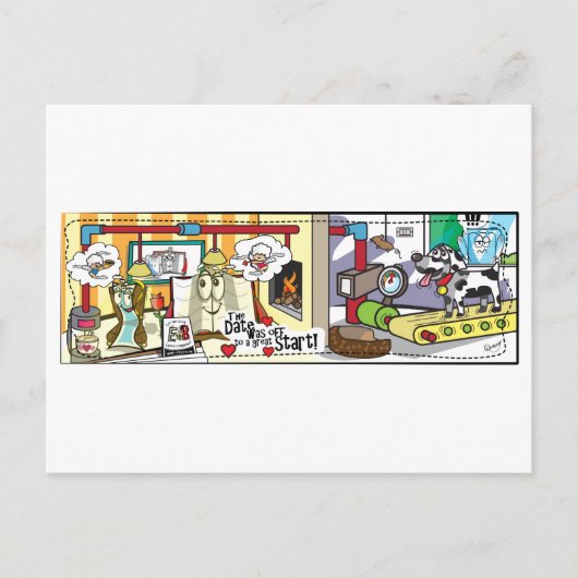 E Versus B - De datum ging goed Briefkaart (Voorkant)