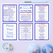 E-VIII* Patriottische radiaalpamflet () Flyer (Enkel)