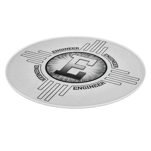 E voor ENGINEER Snijplank (Hoek)