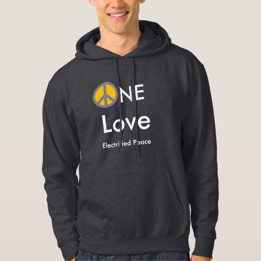 E vrede, NE, Love, Electrified Peace Hoodie (Voorkant)