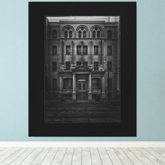 E.W. Gillett Building No 1 with Border Canvas Afdruk (Insitu (Houten vloer))