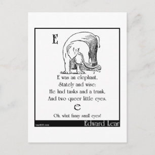 E was een olifant briefkaart