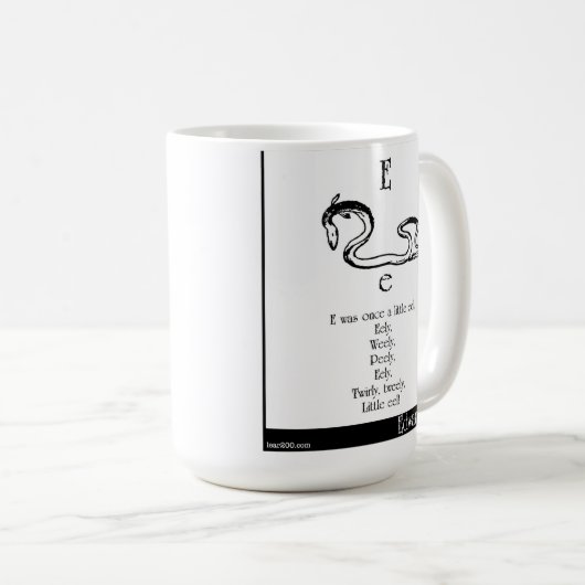 E was ooit een kleine aal koffiemok (Voorkant rechts)