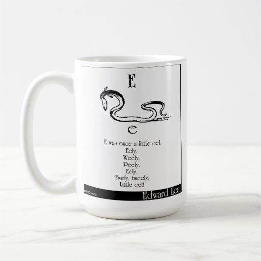 E was ooit een kleine aal koffiemok (Links)