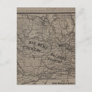 E Washington, N Idaho Briefkaart