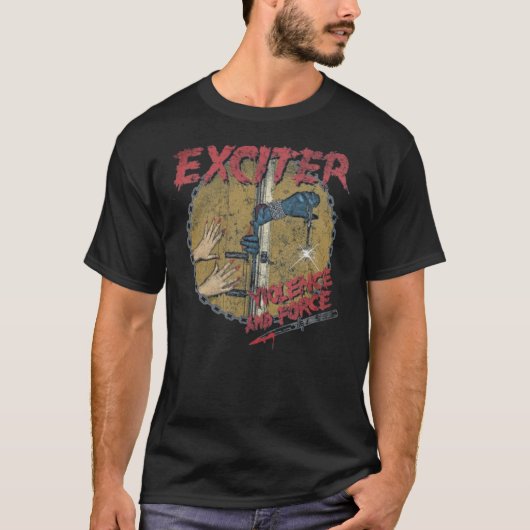 E-X-C-I-T-E-R.&gt;&gt; Blooderz Inside Trendin T-shirt (Voorkant)