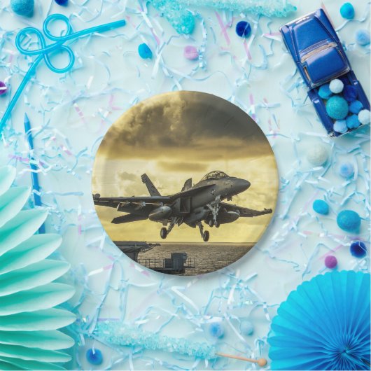 Ea18g Growler jet-lanceringsvliegtuig van carrier Papieren Bordje (Feest)