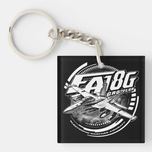 EA-18G Growler Acryl Sleutelhanger Acryl Sleutelha (Voorkant)
