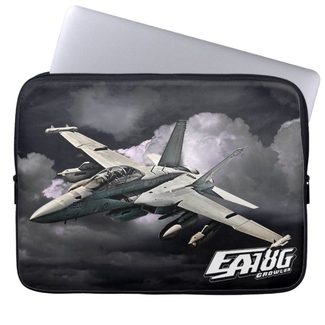 EA-18G Growler Electronics Bag Electronics Bag Laptop Sleeve (Voorkant)