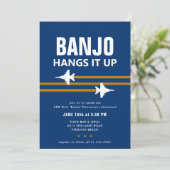 EA-18G Growler Fighter Jet Party Uitnodiging (Staand voorkant)