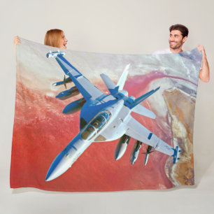 EA-18G GROWLER FLEECE DEKEN