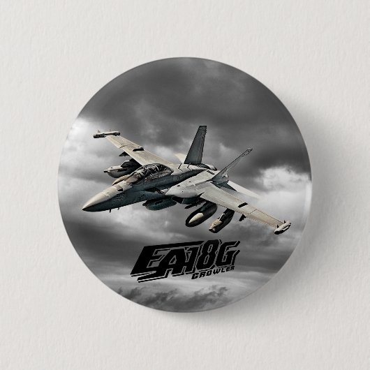 EA-18G Growler Pinback Button Button (Voorkant)