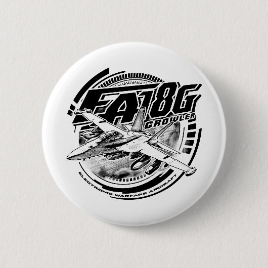 EA-18G Growler Pinback Button Button (Voorkant)