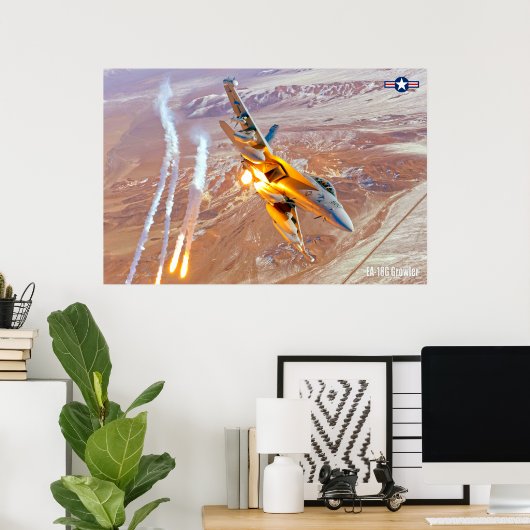 EA-18G GROWLER POSTER (Thuiskantoor)