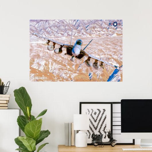 EA-18G GROWLER POSTER (Thuiskantoor)