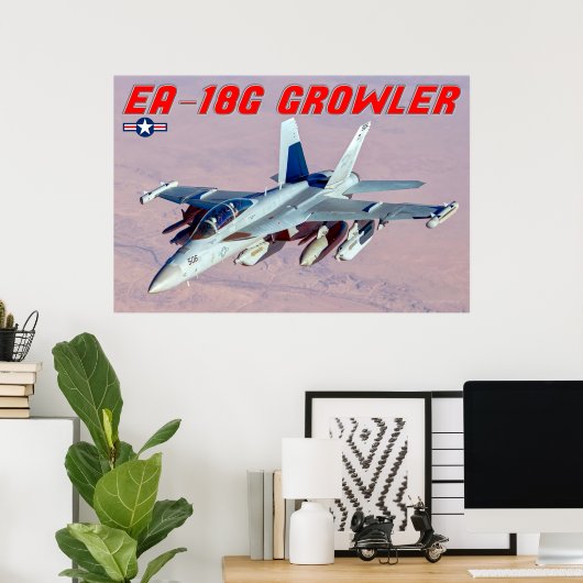 EA-18G GROWLER POSTER (Thuiskantoor)