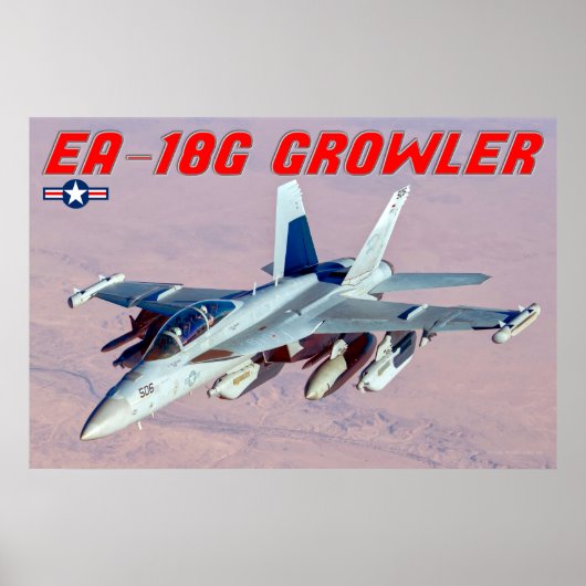 EA-18G GROWLER POSTER (Voorkant)