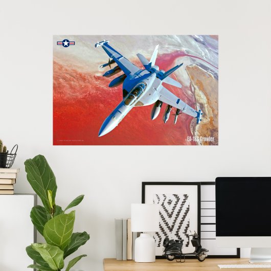 EA-18G GROWLER POSTER (Thuiskantoor)
