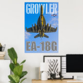 EA-18G GROWLER POSTER (Thuiskantoor)