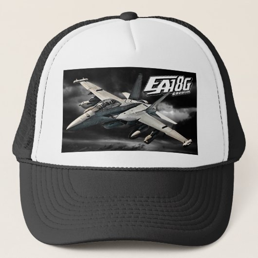 EA-18G Growler Trucker Hoed Trucker Hoed Trucker Pet (Voorkant)